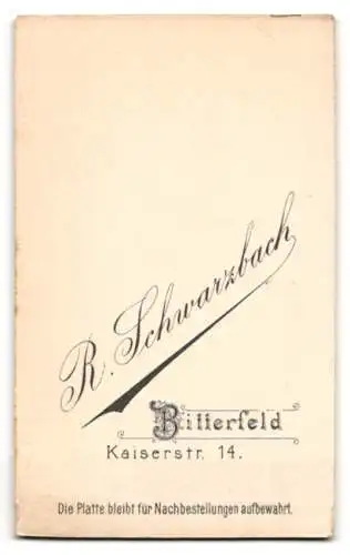 Fotografie R. Schwarzbach, Bitterfeld, Kaiserstrasse 14, Drei Kinder in Matrosenkleidern