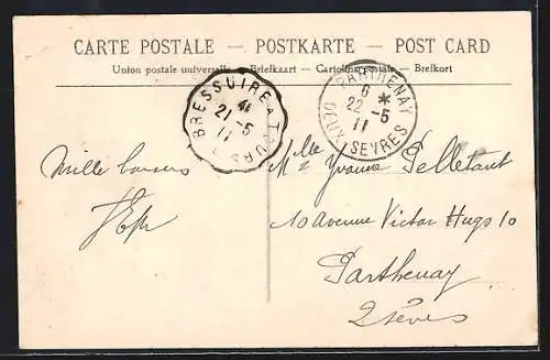 AK Huismes, L`ancien Château de la Fuye (Sud)