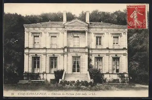 AK Cinq-Mars-la-Pile, Château du Porteau (côté sud)