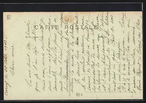 AK Civray-sur-Cher, Vue Générale (Côté Sud)