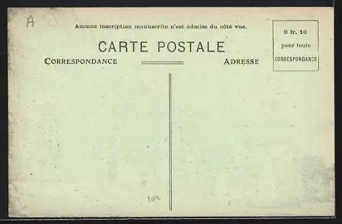 AK Candes, L`Église et la Place côté Nord-Ouest