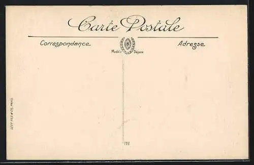 AK Candes, La Loire et vue générale (sud-est), L`Église