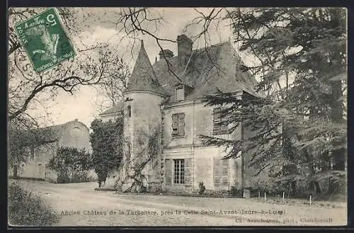 AK Celle-Saint-Avant, Ancien Château de la Fautrière entouré d`arbres