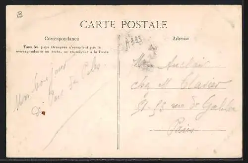 AK Celle-Saint-Avant, Ancien Château de la Fautrière entouré d`arbres