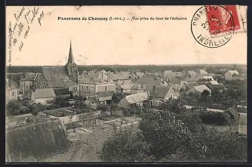 AK Channay, Vue prise du haut de l`éolienne