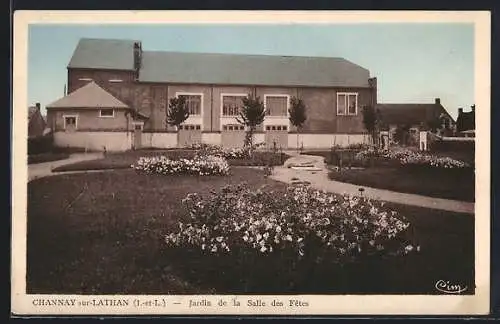 AK Channay-sur-Lathan, Jardin de la Salle des Fêtes