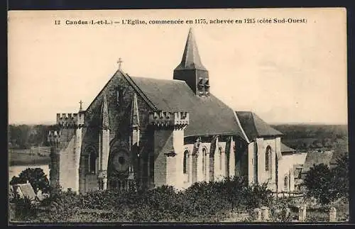 AK Candes, L`Église, côté Sud-Ouest