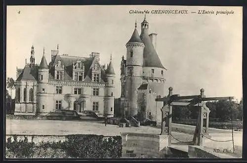 AK Chenonceaux, L`Entrée principale du château