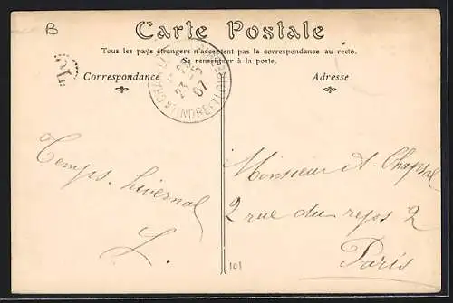 AK La Chapelle-sur-Loire, Vue générale prise en Loire