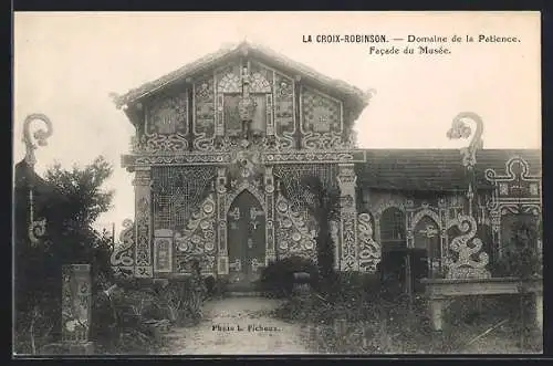 AK La Croix-Robinson, Domaine de la Patience, Facade du Musée