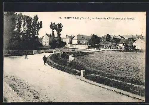 AK Luzillé, Route de Chenonceaux à Loches