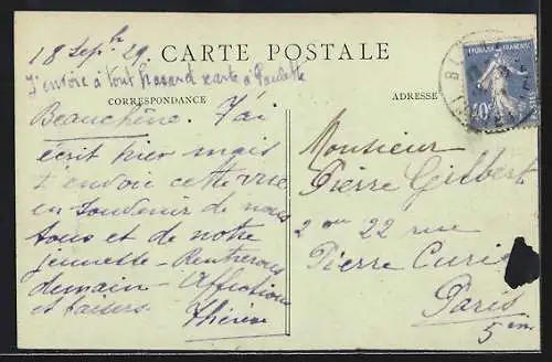 AK Luzillé, Château de Beauchêne XVIIIe siècle, ancienne demeure du maréchal Duroc