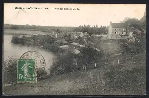 AK Château-la-Vallière, Vue des Coteaux du Lac