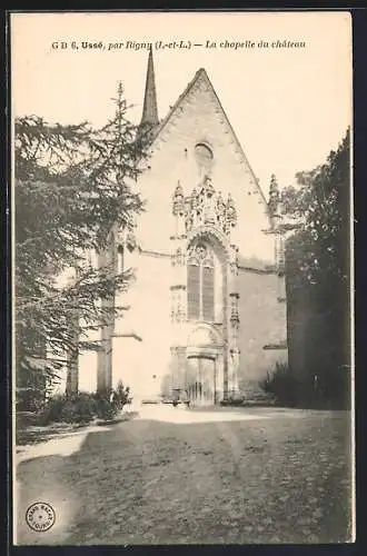 AK Ussé, La chapelle du château