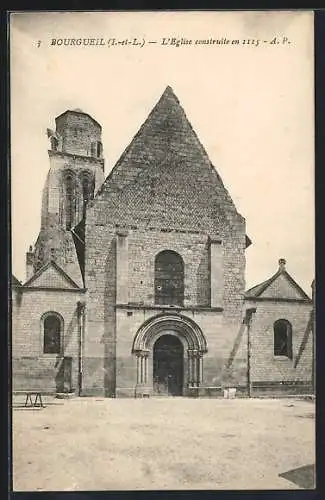 AK Bourgueil, L`église construite en 1115