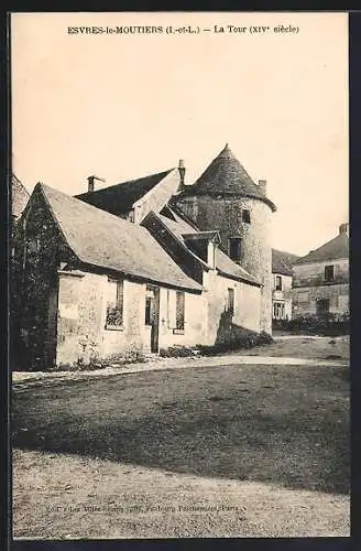 AK Esvres-le-Moutiers, La Tour (XIVe siècle)