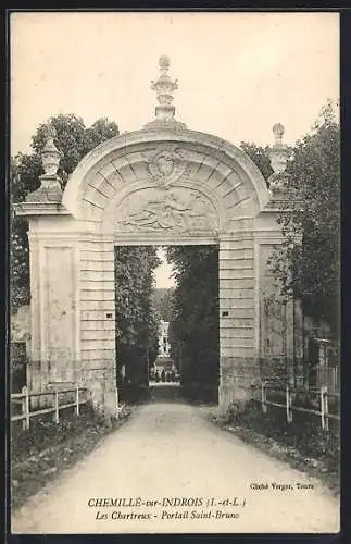 AK Chemillé-sur-Indrois, Les Chartreux, Portail Saint-Bruno