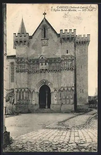 AK Candes, L`Église Saint-Martin