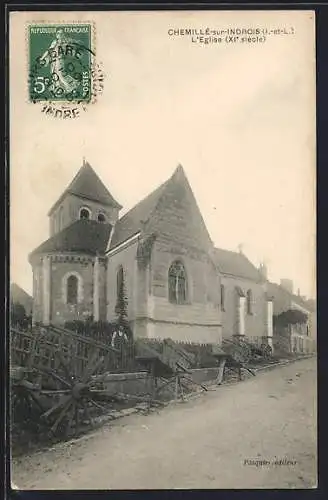 AK Chemillé-sur-Indrois, L`église (XIe siècle)