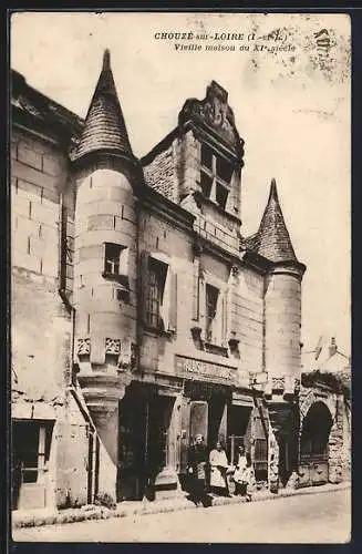 AK Chouzé-sur-Loire, Vieille maison du XVe siècle