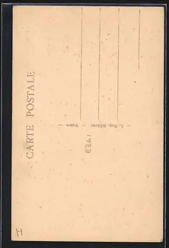 AK Cinq-Mars-la-Pile, Le Côeteau après l`éboulement tragique du 13 Mai 1951