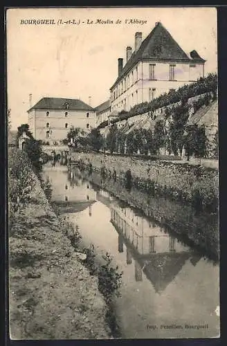 AK Bourgueil, Le Moulin de l`Abbaye et le canal paisible