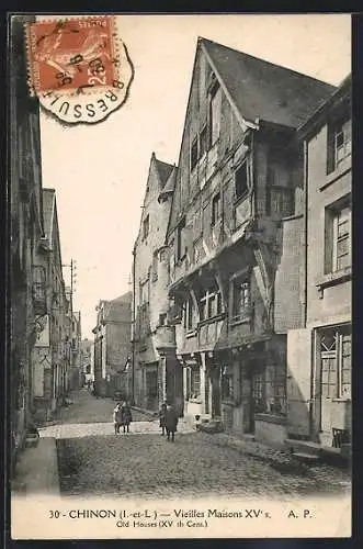 AK Chinon, Vieilles maisons du XVe siècle