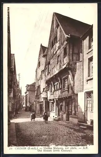 AK Chinon, Vieilles Maisons, XVe siècle