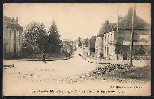 AK Semblancay, Circuit Automobile de Touraine, Virage à la sortie de Semblancay