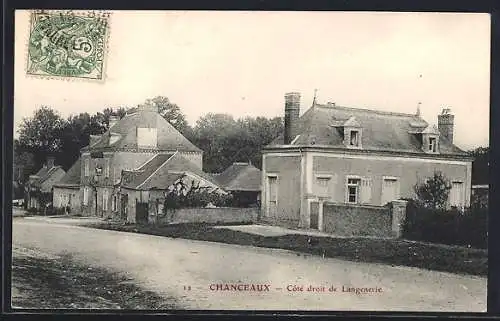 AK Chancéaux, Côté droit de Langerie