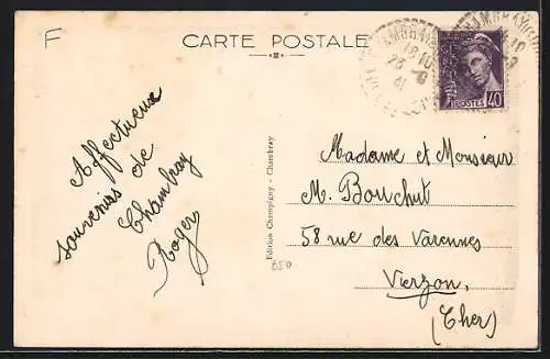 AK Chambray, Rue Principale avec Poste et Tabac