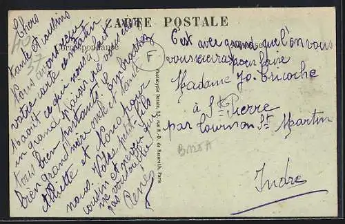 AK Chemillé-sur-Dême, Route de Tours