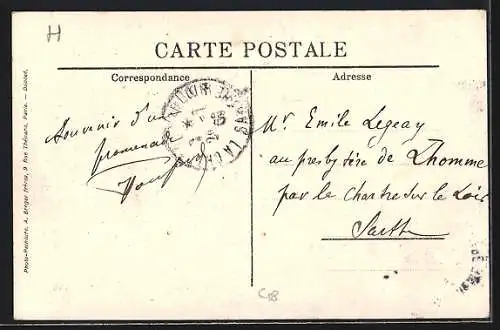 AK Chemillé-sur-Dême, Rue principale