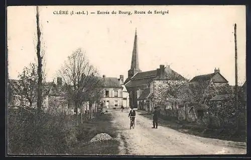 AK Cléré, Entrée du Bourg, Route de Savigné