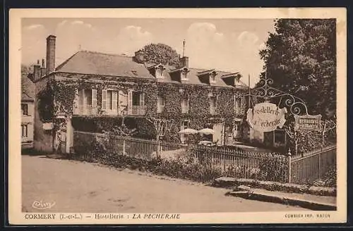 AK Cormery, Hostellerie La Pécheraie et son jardin fleuri