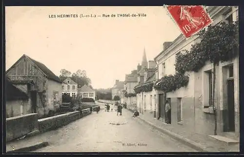 AK Les Hermites, Rue de l`Hôtel-de-Ville