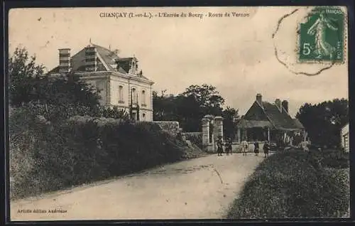 AK Chancay, L`Entrée du Bourg, Route de Vernou