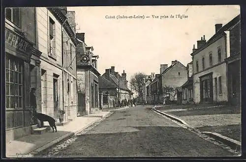 AK Cléré, Vue prise de l`église