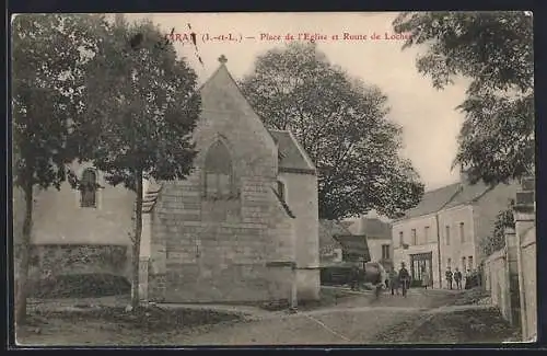 AK Ciran, Place de l`Église et Route de Loche