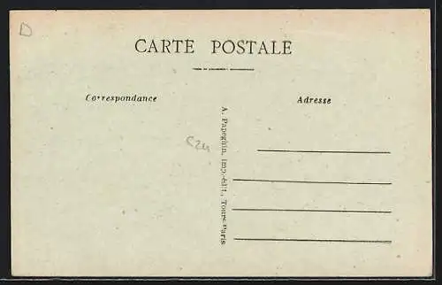 AK Rochecorbon, La Route de Tours et la Lanterne (Côté Est)