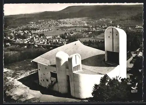 AK Ronchamp, Chapelle de Notre-Dame du Haut, Architecte Le Corbusier, Bauhaus