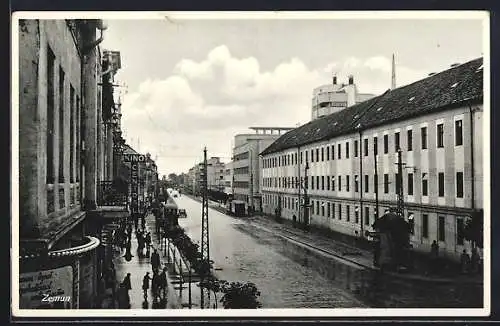 AK Zemun, Kralja Petra ulica, Kino Central