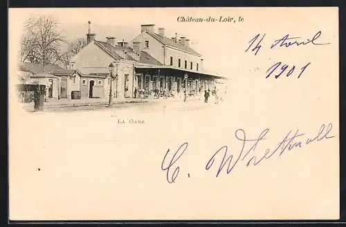 AK Chateau-du-Loir, Interieur de la Gare