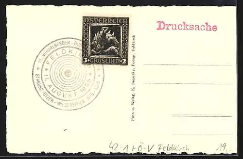 AK Feldkirch, 12. Vorarlberger Bundesschiessen 1935, Standschützen-Wiedersehens-Feier 1915-1935