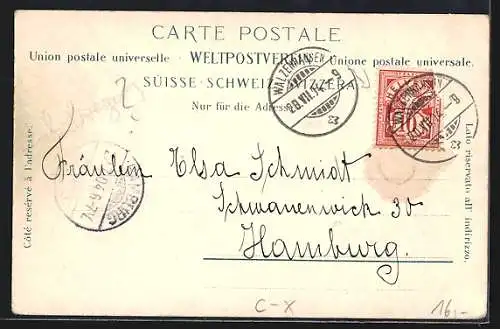 AK Walzenhausen, Strassenpartie im Zentrum