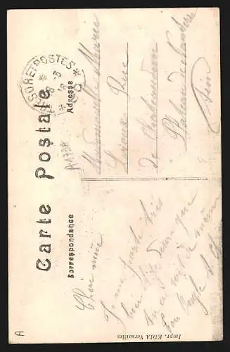 AK Montdidier, La Caisse d`Epargne, Vue du Jardin