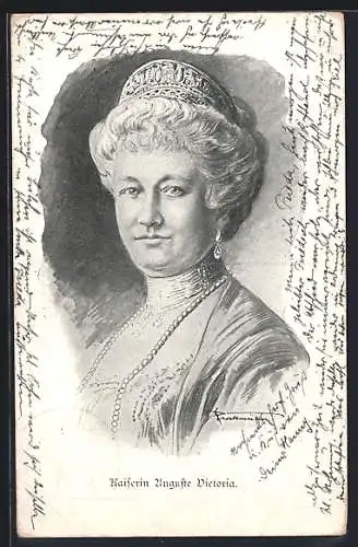 AK Portrait von Kaiserin Auguste Victoria von Preussen