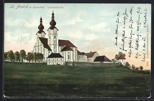 AK St. Andrä im Lavanttale, Lorettokirche