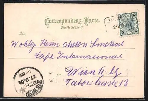 AK Jenbach, Teilansicht mit Kirche