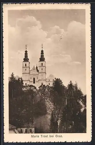 AK Maria Trost bei Graz, barocke Wallfahrtskirche